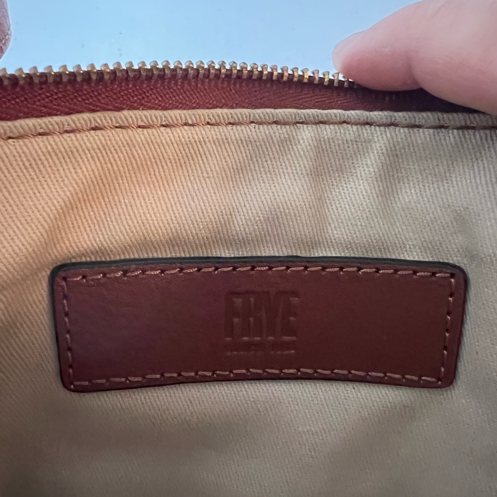 Frye Brown Leather Wristlet with Tassel - Picture 6 of 11